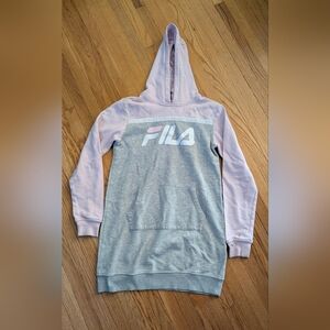Fila Soft Pink Hoodie Dress